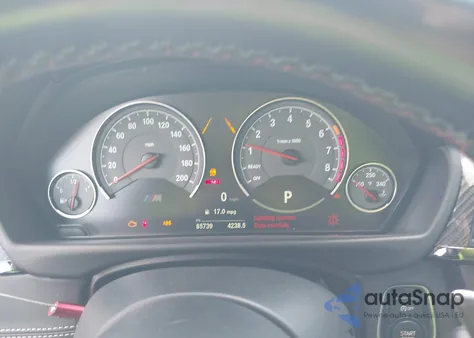 2015 BMW M4 from USA, damaged, VIN WBS3R9C58FK335124